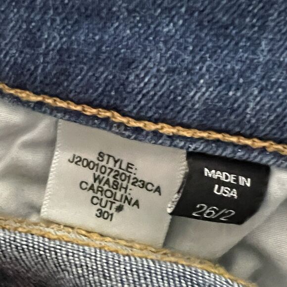 Veronica Beard Size 26 Jeans High Rise Baby Boot Cut Tuxedo Stripe Carolyn - Picture 6 of 6